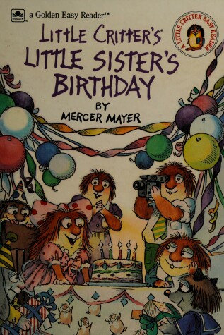 Book cover for Little Critter's Little Sister's Birthday