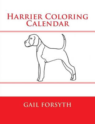 Book cover for Harrier Coloring Calendar