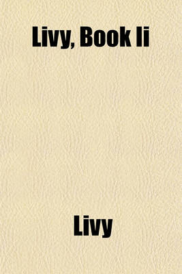 Book cover for Livy, Book II