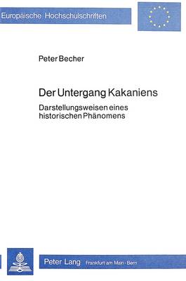 Cover of Der Untergang Kakaniens