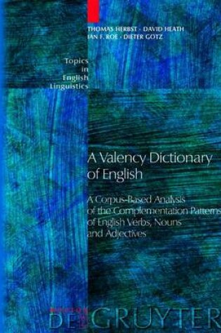 Cover of A Valency Dictionary of English