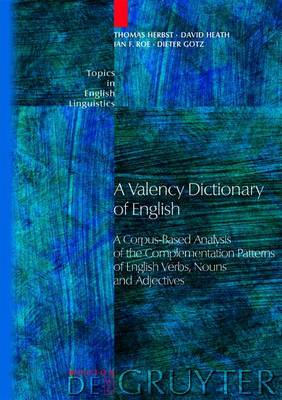 Cover of A Valency Dictionary of English