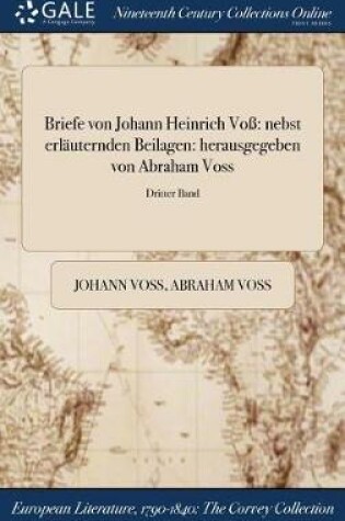 Cover of Briefe Von Johann Heinrich Vo