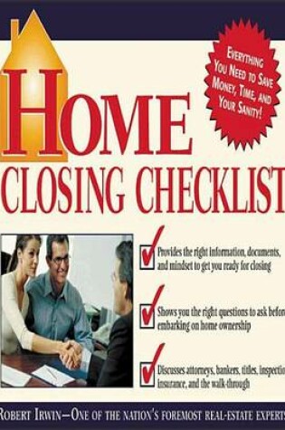 Cover of Home Closing Checklist