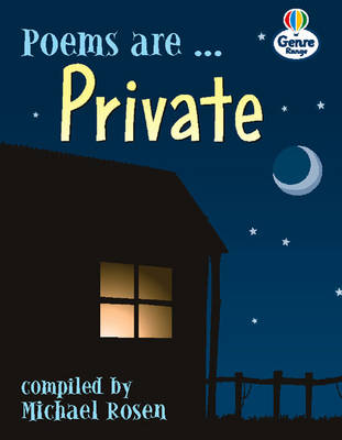 Book cover for Poems are private Genre Fluent stage Poetry Book 4