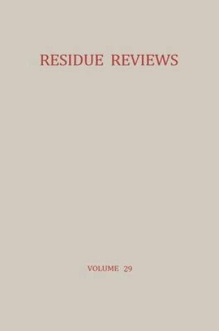 Cover of Decontamination of Pesticide Residues in the Environment