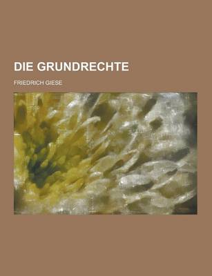 Book cover for Die Grundrechte