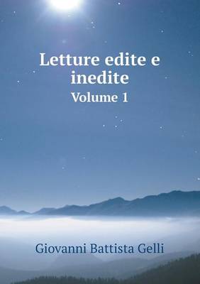 Book cover for Letture edite e inedite Volume 1