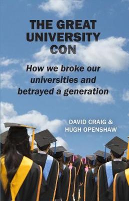 Book cover for The Great University Con