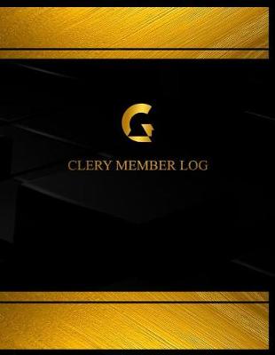 Book cover for Clergy Member Log (Log Book, Journal - 125 pgs, 8.5 X 11 inches)