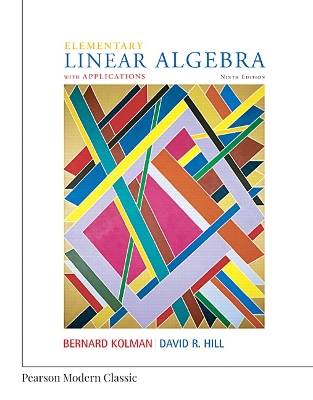 Book cover for Elementary Linear Algebra with Applications (Classic Version)