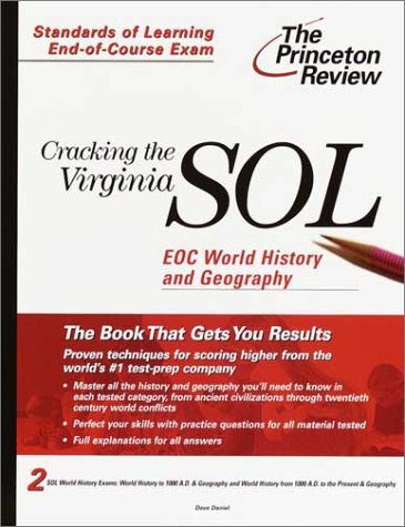 Book cover for Cracking the Virginia Sol Eoc World History and Geography