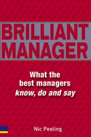 Cover of Brilliant Manager