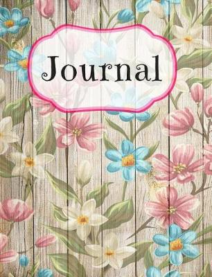 Book cover for Flowers Pastel Pattern Notebook