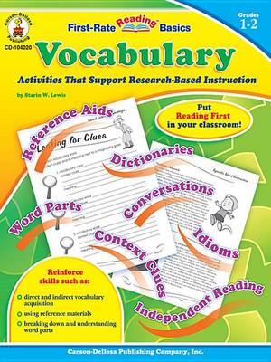 Book cover for Vocabulary, Grades 1 - 2