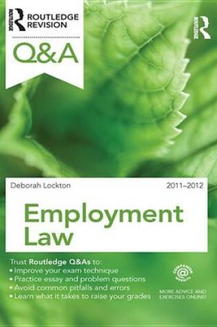 Cover of Q&A Employment Law 2011-2012