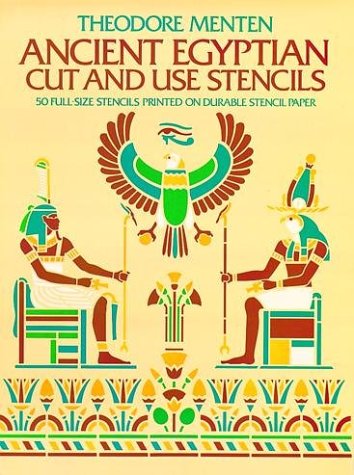 Book cover for Ancient Egyptian Cut & Use Stencils