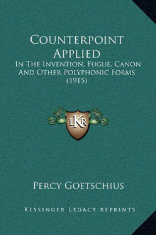 Cover of Counterpoint Applied