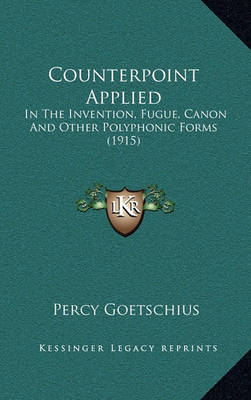 Book cover for Counterpoint Applied