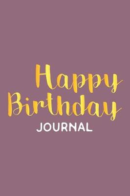 Book cover for Happy Birthday Journal