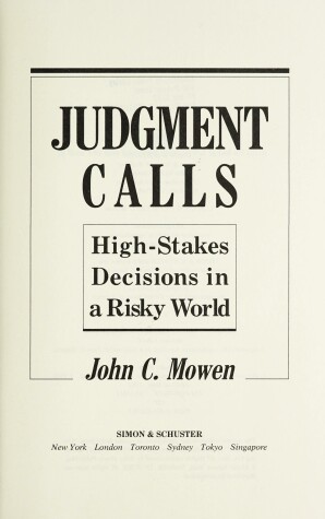 Book cover for Judgement Calls