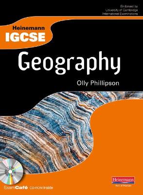 Cover of Heinemann IGCSE Geography Student Book with Exam Cafe CD