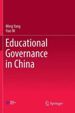 Cover of Educational Governance in China