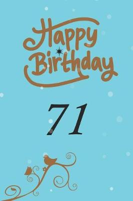 Book cover for Happy birthday 71