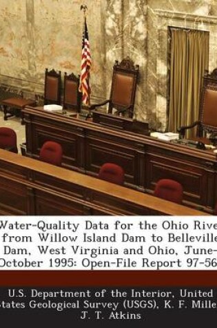 Cover of Water-Quality Data for the Ohio River from Willow Island Dam to Belleville Dam, West Virginia and Ohio, June-October 1995