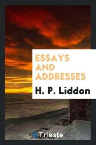 Cover of Essays and Addresses