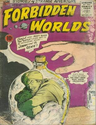 Book cover for Forbidden Worlds Number 49 Horror Comic Book