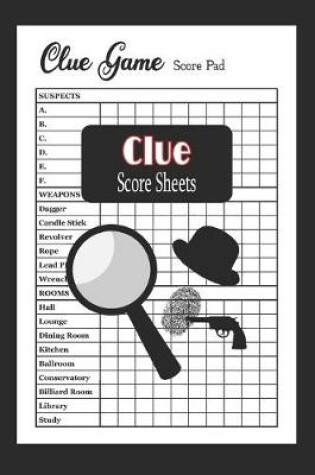 Cover of Clue Score Sheets