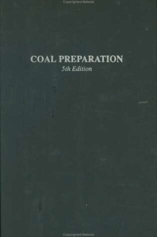 Cover of Coal Preparation