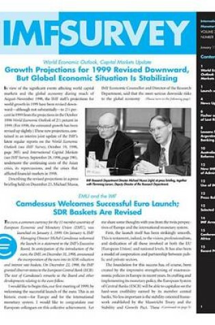 Cover of IMF/Survey Issue No. 1, 1999