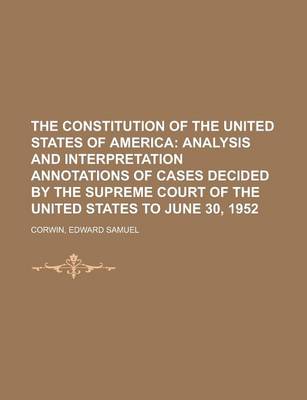 Book cover for The Constitution of the United States of America