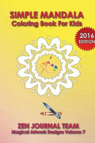 Cover of Simple Mandala Coloring Book For Kids