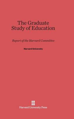 Book cover for The Graduate Study of Education