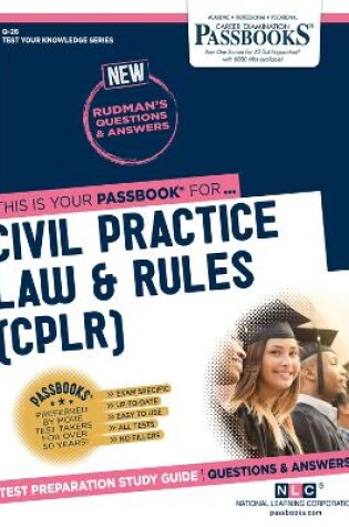 Cover of Civil Practice Law & Rules (CPLR)