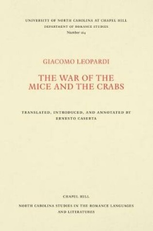 Cover of The War of the Mice and the Crabs