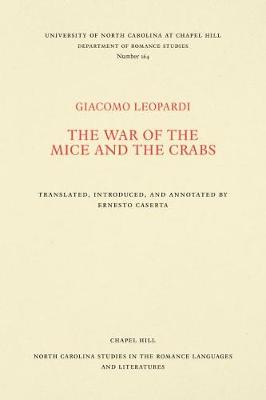 Book cover for The War of the Mice and the Crabs