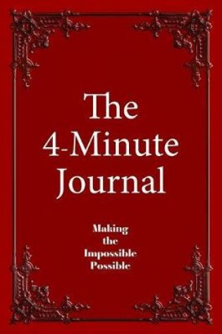 Cover of The 4-Minute Journal - Undated Brick Red