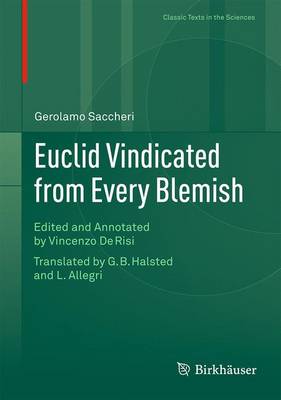 Cover of Euclid Vindicated from Every Blemish