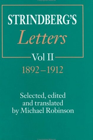 Cover of Strindberg: Strindberg'S Letters: the Set