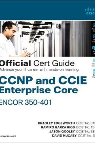 Cover of CCNP and CCIE Enterprise Core ENCOR 350-401 Official Cert Guide