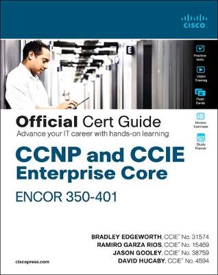 Book cover for CCNP and CCIE Enterprise Core ENCOR 350-401 Official Cert Guide