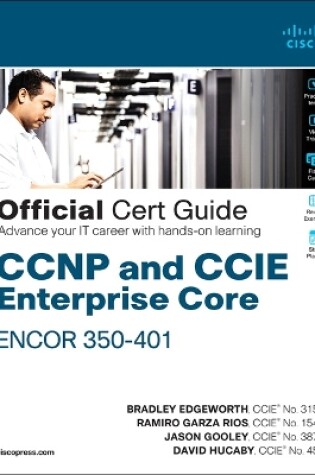 Cover of CCNP and CCIE Enterprise Core ENCOR 350-401 Official Cert Guide