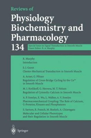 Cover of Reviews of Physiology, Biochemistry and Pharmacology 134