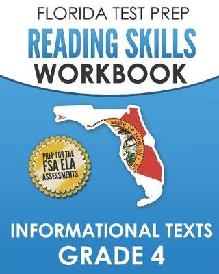 Book cover for Florida Test Prep Reading Skills Workbook Informational Texts Grade 4