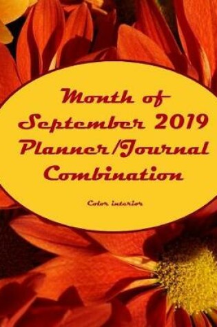Cover of Month of September 2019 Planner/Journal Combination