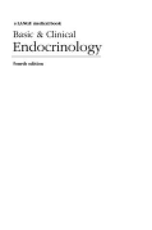 Cover of Basic and Clinical Endocrinology